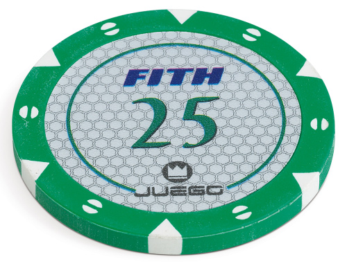 accessori di poker - blister fiches Juego 14 grammi green