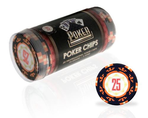 accessori di poker - cartamundi blister 25 fiches clay 25