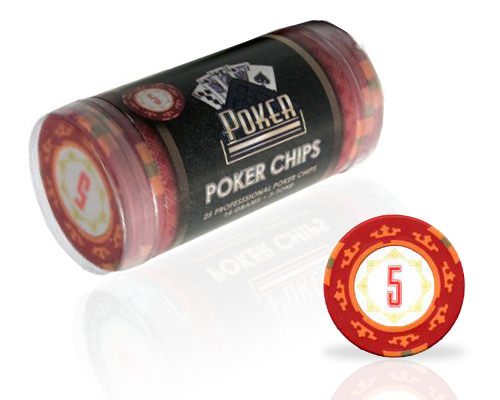 accessori di poker - cartamundi blister 25 fiches clay 5