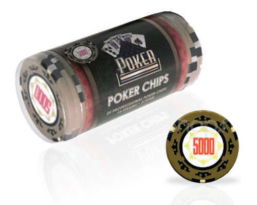 accessori di poker - cartamundi blister 25 fiches clay 5000