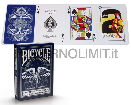 accessori di poker - carte bicycle poker limited edition series 2 blu