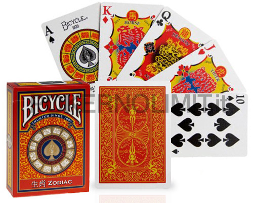 accessori di poker - carte bicycle zodiac limited edition