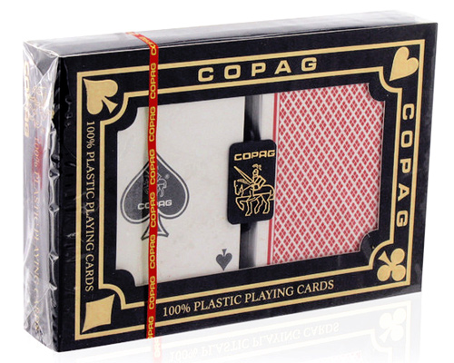accessori di poker - carte copag elite poker regular size double decks