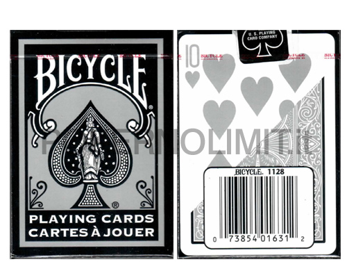 accessori di poker - carte da poker bicycle rider back silver standar index