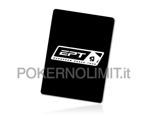 accessori di poker - cut card ept nero european poker tour