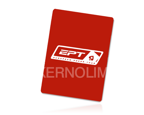 accessori di poker - cut card ept rosso european poker tour