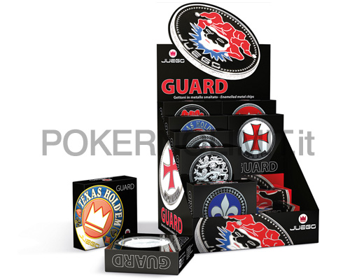 accessori di poker - display 12 card guard juego ufficiali texas hold em