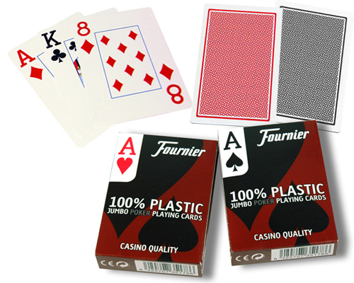 accessori di poker - display 12 mazzi di carte fournier 2800 per poker texas hold em