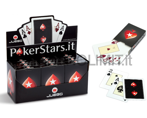 accessori di poker - display 12 mazzi di carte juego pokerstars official