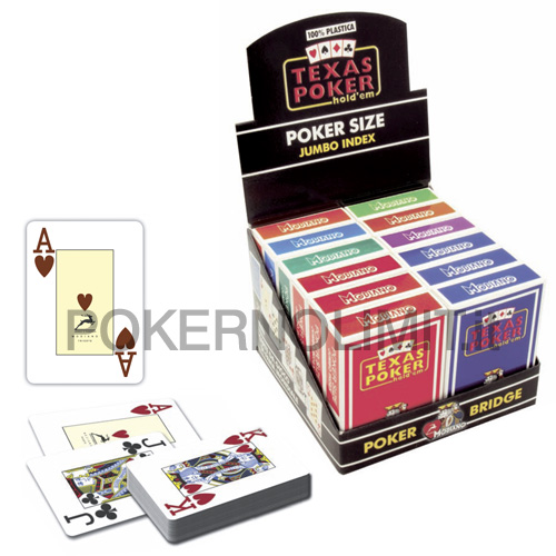 accessori di poker - display carte modiano poker texas hold em 100 plastica colori assortiti