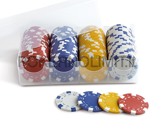 accessori di poker - juego 100 fiches dice assortimento b