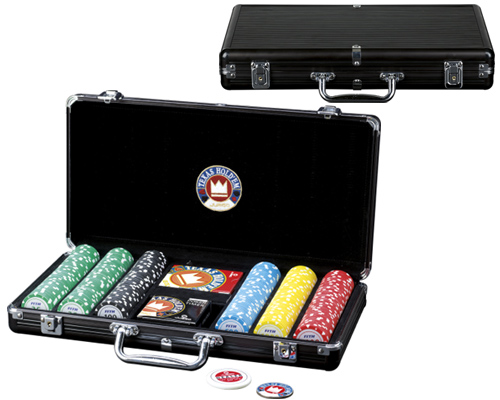 accessori di poker - juego set chips tournament 300 fiches texas hold em