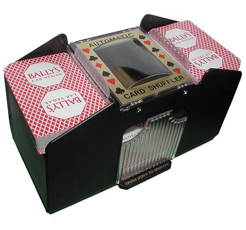 accessori di poker - mescolatore carte poker automatico 4 mazzi