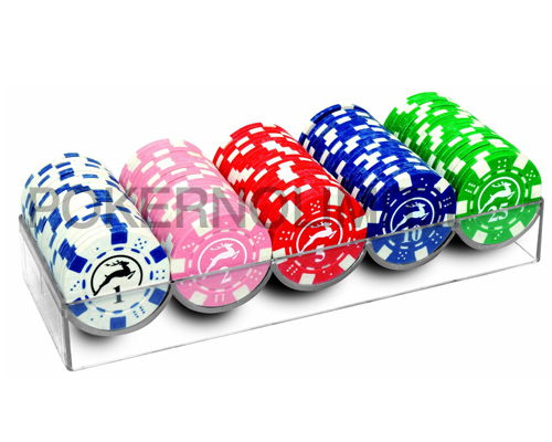 accessori di poker - modiano 100 fiches poker dice valori bassi 14 gr