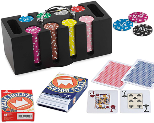 accessori di poker - porta fiches girevole juego in legno