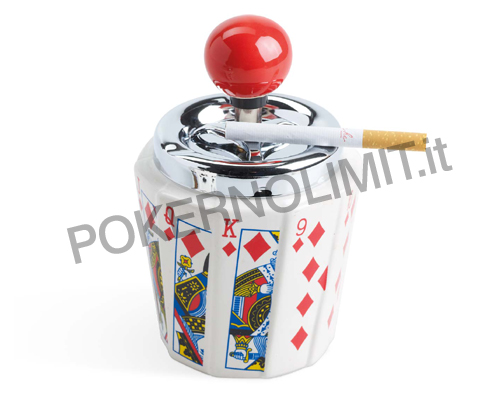 accessori di poker - posacenere scala di quadri per il poker