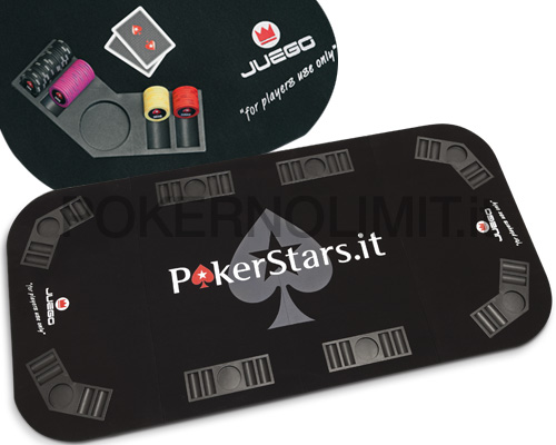 accessori di poker - tavolo pokerstars pieghevole per poker texas hold em 180x90