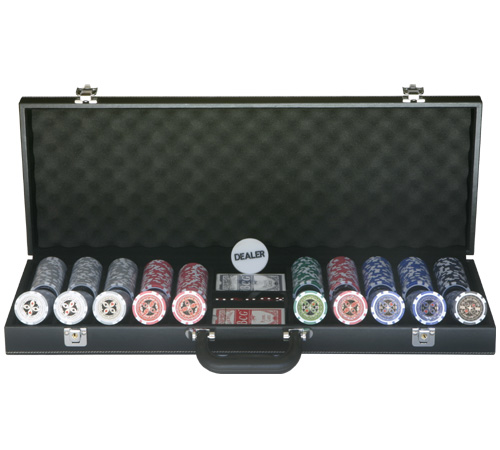 accessori di poker - valigetta pelle 500 fiches