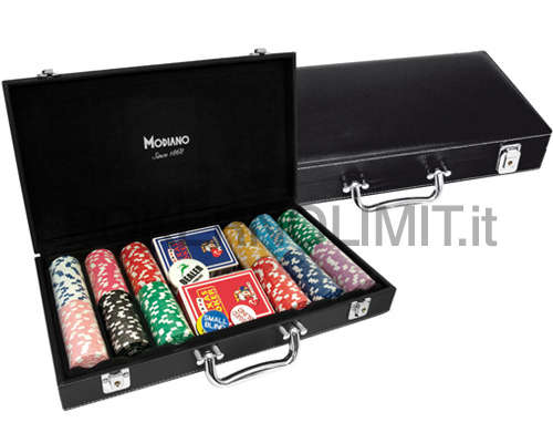 accessori di poker - valigetta poker modiano professional 300 fiches 14g similpelle