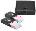 accessori per il poker - Poker Set Treviso Juego - Astuccio + Carte New York (nero)
