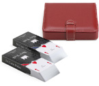 accessori per il poker - Poker Set Treviso Juego - Astuccio + Carte New York (rosso)