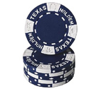 Fiches Texas Hold 'em Blu - Blister 25 Chips Poker 11.5 gr.
