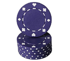 Fiches Suited Porpora - Blister 25 Chips Poker 11.5 gr.