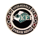 Card Guard Unbeatable Poker Hand  - Silver