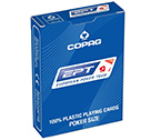 Carte Copag EPT Jumbo Index - 100% Plastica Dorso Blu
