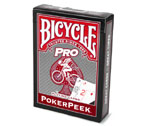 accessori per il poker - Carte Bicycle - Pro Pokerpeek (Rosso)