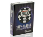 Carte poker Fournier WSOP 100% Plastic blu