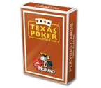 Carte Modiano - Texas Poker Plastica (Marrone)
