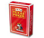 accessori per il poker - Carte Modiano - Texas Poker Plastica (Rosso)