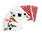 52 Carte Poker (100% plastica) col. Rosso
