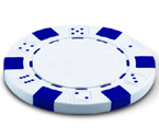 accessori per il poker - Juego - 100 Fiches Dice 11,5 gr. Bianco