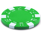 accessori per il poker - Juego - 100 Fiches Dice 11,5 gr. Verde