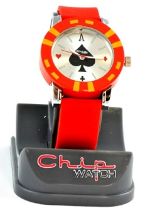 ChipWatch - Orologio poker Rosso