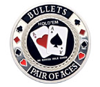 Card Guard Pair Of Aces - Silver