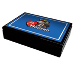 accessori per il poker - Scatola in legno 2 mazzi di carte  modiano - Blu